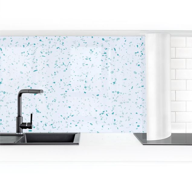 Küchenrückwand selbstklebend Detailliertes Terrazzo Muster Genua II
