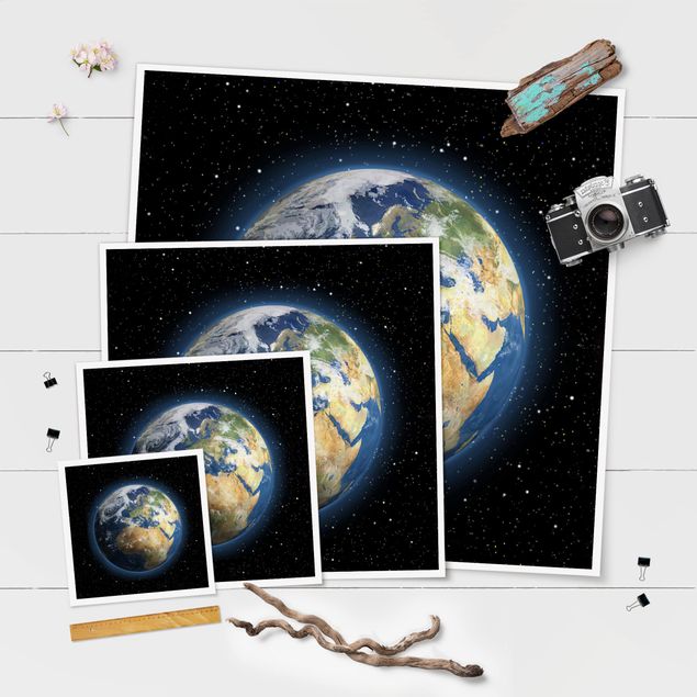Poster - My Earth - Quadrat 1:1
