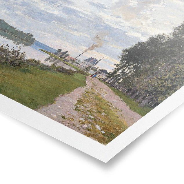 Wandbilder Claude Monet - Ufer Argenteuil