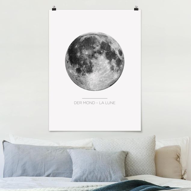 Riesenposter XXL La Luna - Der Mond
