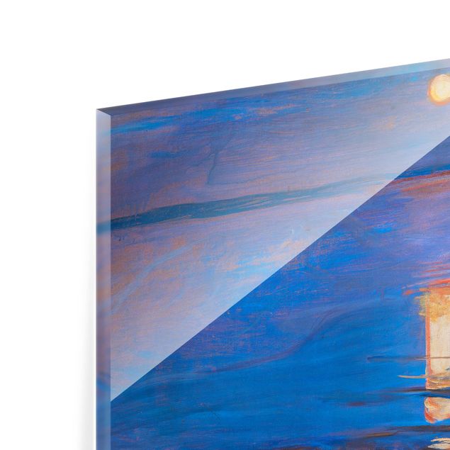 Spritzschutz Natur Edvard Munch - Sommernacht am Meeresstrand