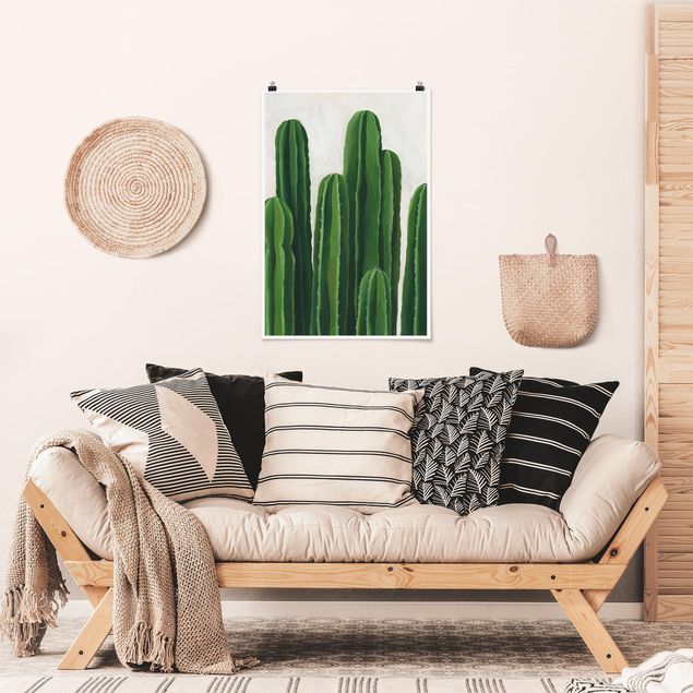 Poster Blumen Lieblingspflanzen - Kaktus