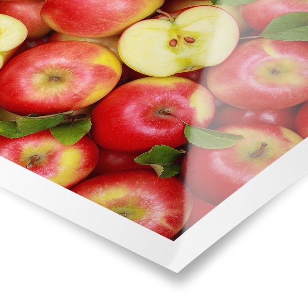 Poster - Saftige Äpfel - Querformat 2:3