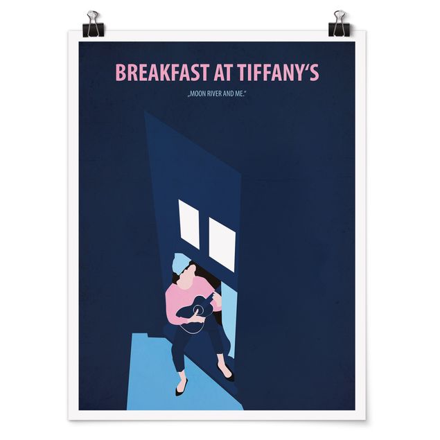 Poster - Filmposter Breakfast at Tiffany´s - Hochformat 4:3