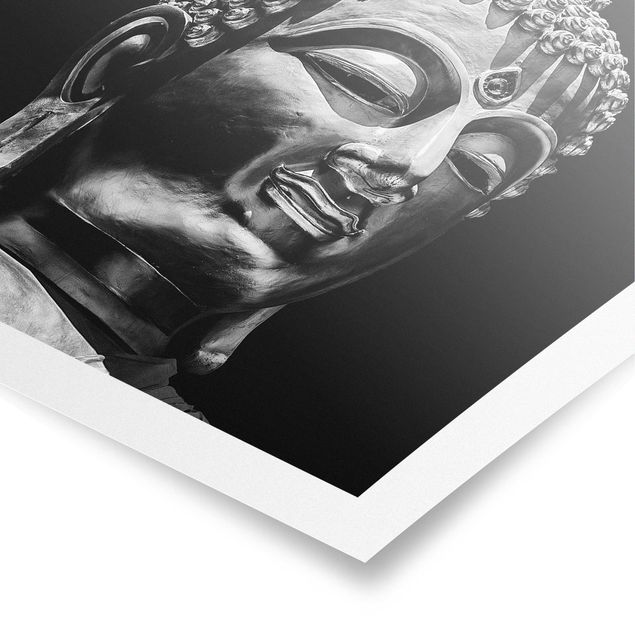 Poster bestellen Buddha Statue Gesicht