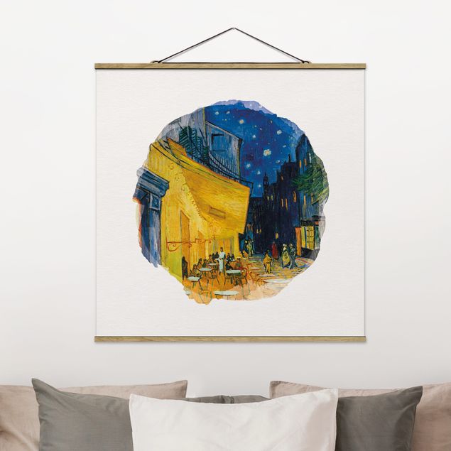 Impressionistische Gemälde Wasserfarben - Vincent van Gogh - Café-Terrasse in Arles
