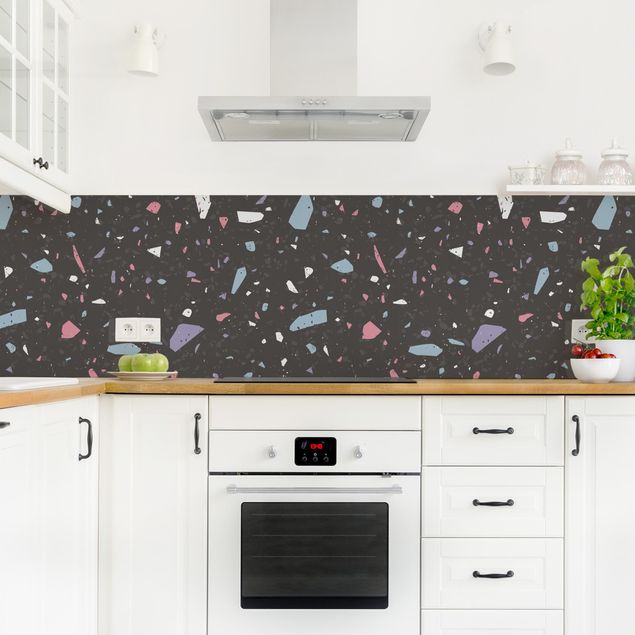 Küchenrückwand selbstklebend Detailliertes Terrazzo Muster Taranto