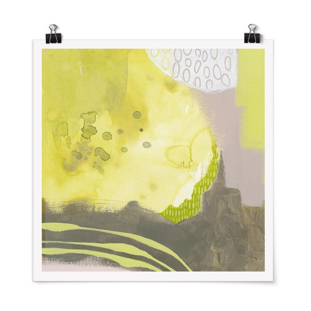 Poster - Sonnenflecken II - Quadrat 1:1