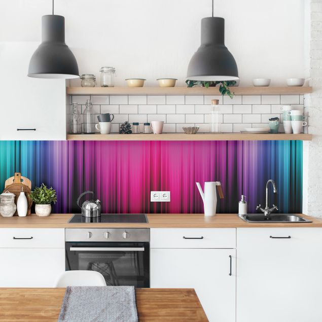 Küchenrückwand - Rainbow Display