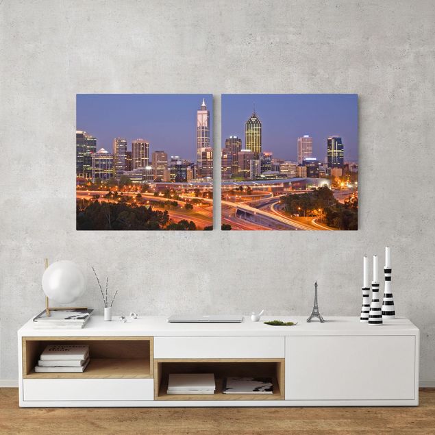 schöne Bilder Perth Skyline
