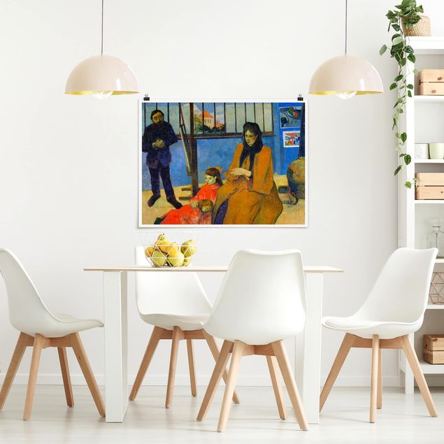 Moderne Poster Paul Gauguin - Familie Schuffenecker