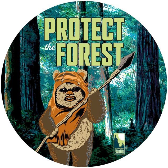 Design Tapeten Star Wars Protect the Forest