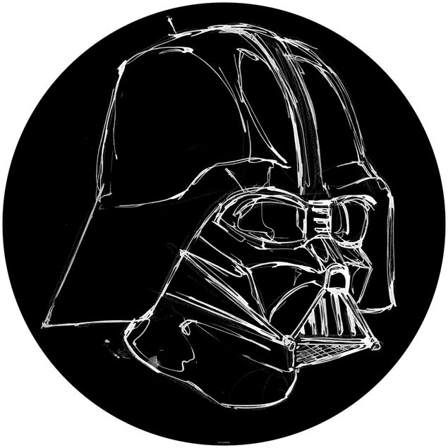 Design Tapeten Star Wars Ink Vader