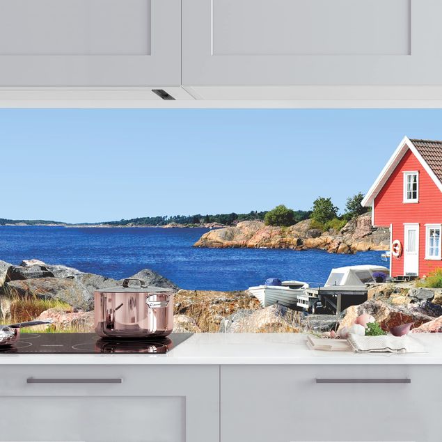 Platte Küchenrückwand Urlaub in Norwegen