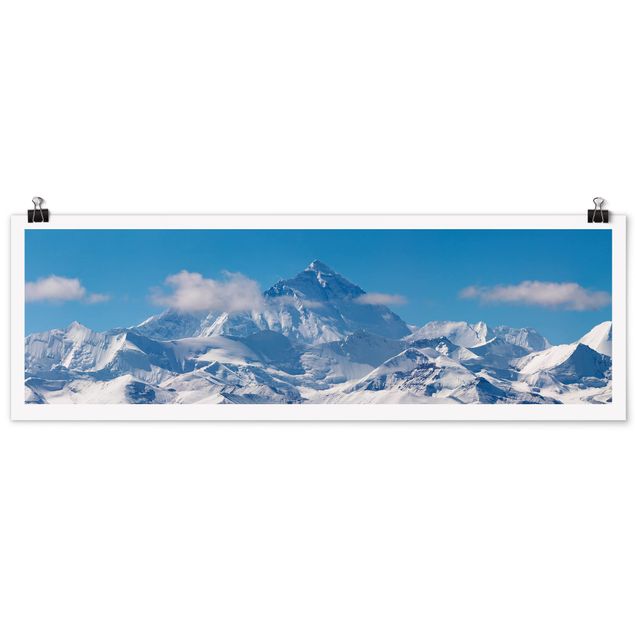 Moderne Poster Mount Everest
