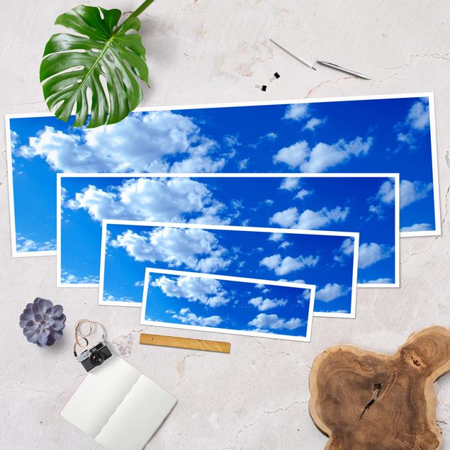 Poster - Wolkenhimmel - Panorama Querformat