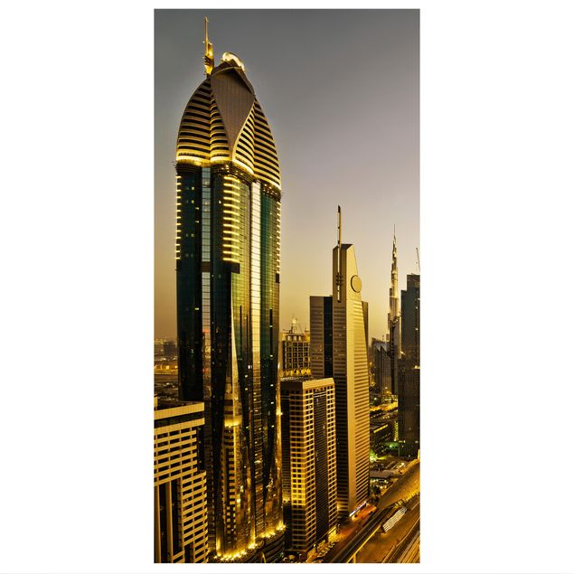 Raumteiler - Goldenes Dubai 250x120cm