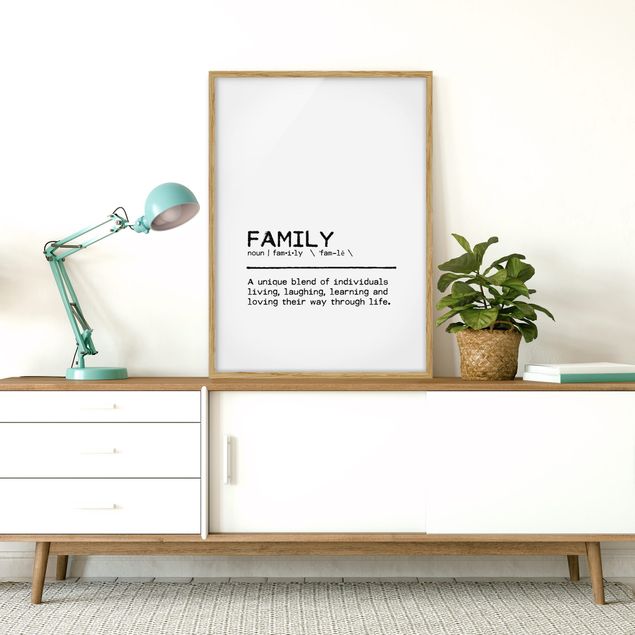 Wandbilder Definition Family Unique