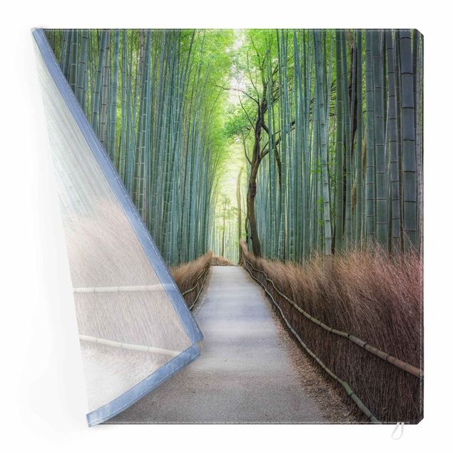 Wechselbild - Der Weg durch den Bambus