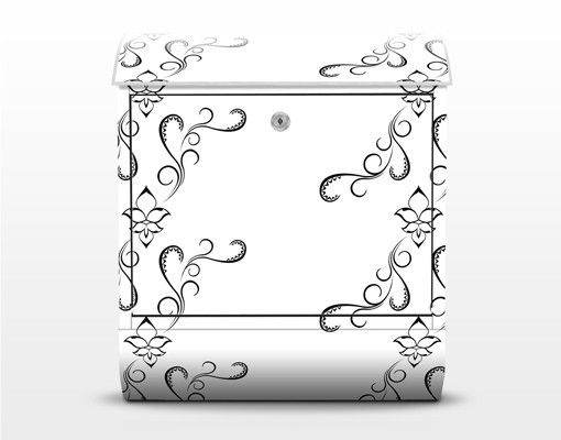 Briefkasten Design Weißer Orient
