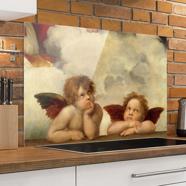 Expressionistische Gemälde Raffael - Zwei Engel