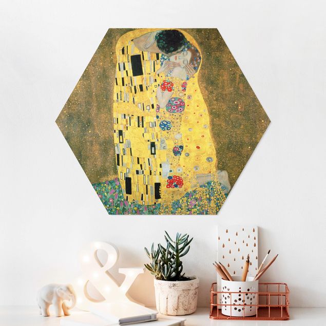 Art Deco Bilder Gustav Klimt - Der Kuß