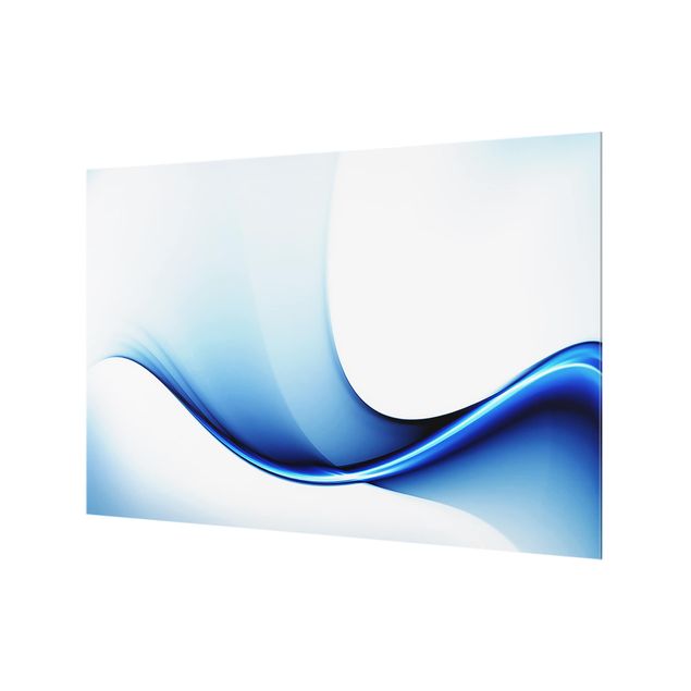 Spritzschutz Glas - Blaue Wandlung - Querformat - 3:2
