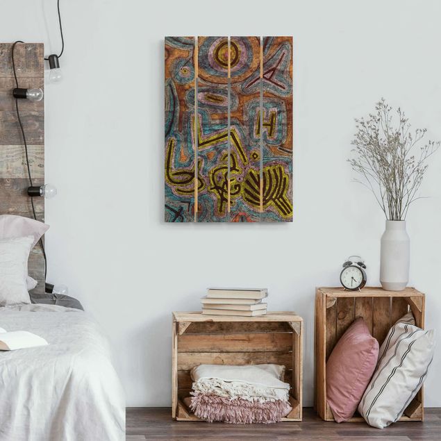 Holzbilder Muster Paul Klee - Katharsis