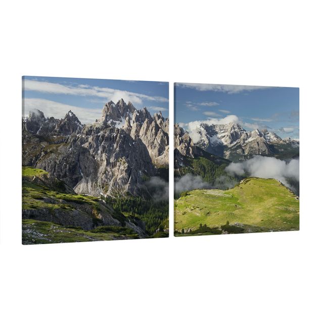 schöne Leinwandbilder Italienische Alpen