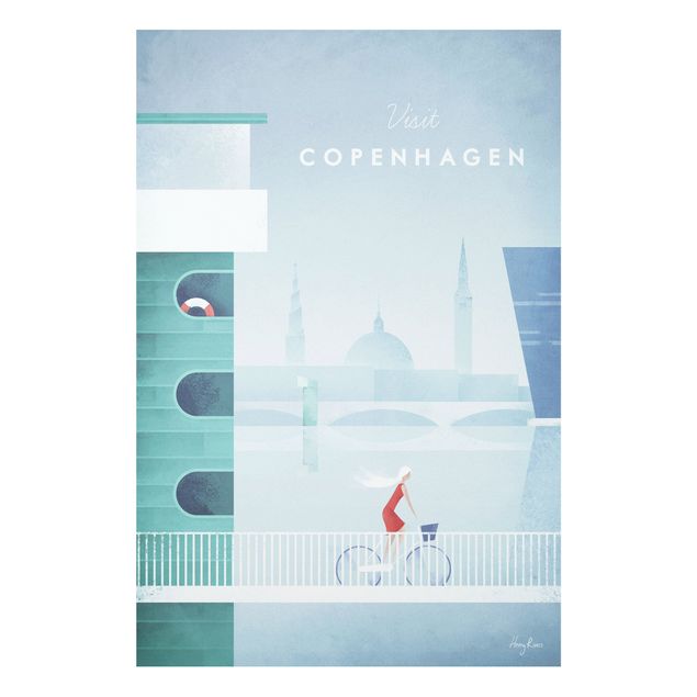 Wandbilder Reiseposter - Kopenhagen