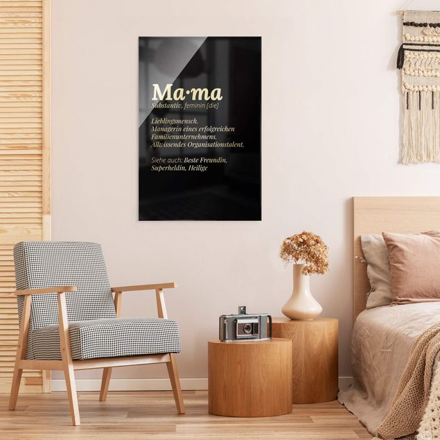 Wandbilder Die Definition von Mama Schwarz