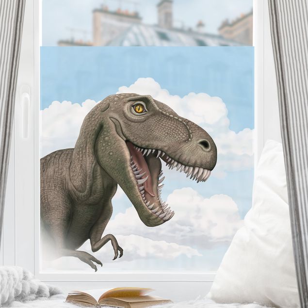 Fensterfolie Dinosaurier T - Rex