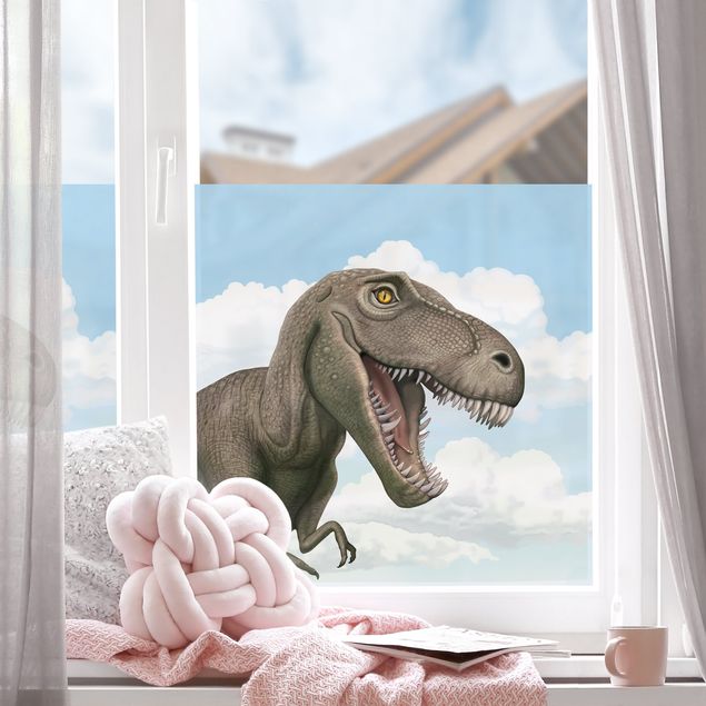 Fensterbilder Dinosaurier T - Rex