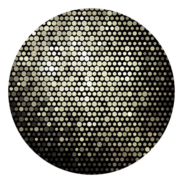 Runde Tapete selbstklebend - Disco Background
