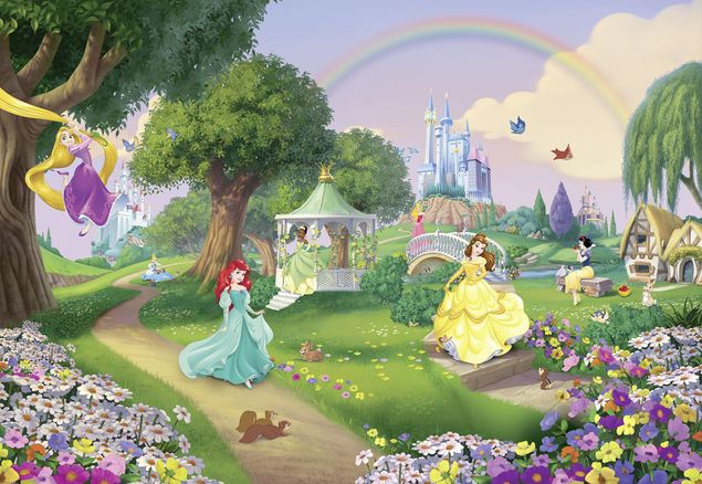 Fototapeten - Disney Prinzessinnen - Regenbogen