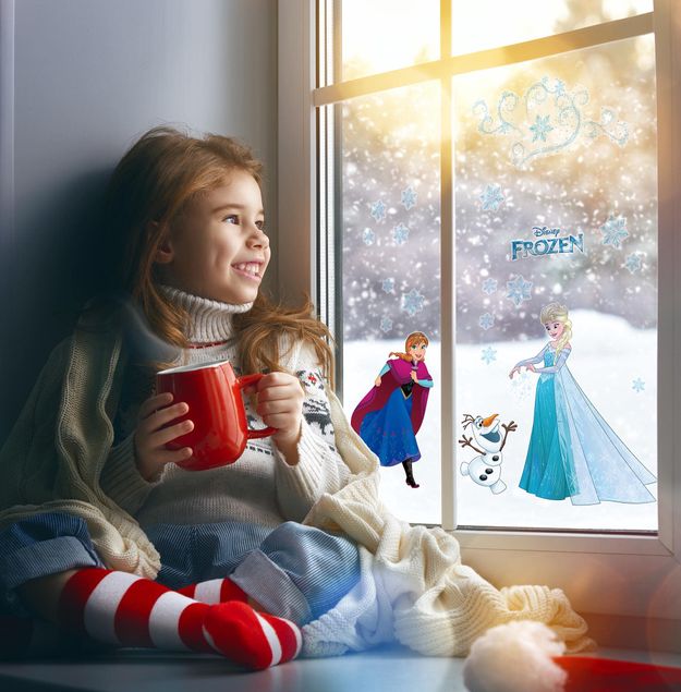 Klebefolie für Fenster Disney's Die Eiskönigin - Schneeflocke