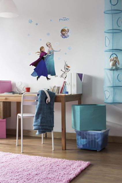 WAND-Lampe Eiskönigin Frozen  Anna Elsa NAME auch LED Kinderzimmer Steckdose 