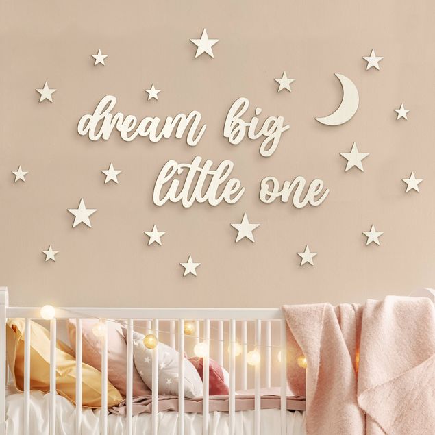 schöne Bilder Dream big little one - Mond & Sterne