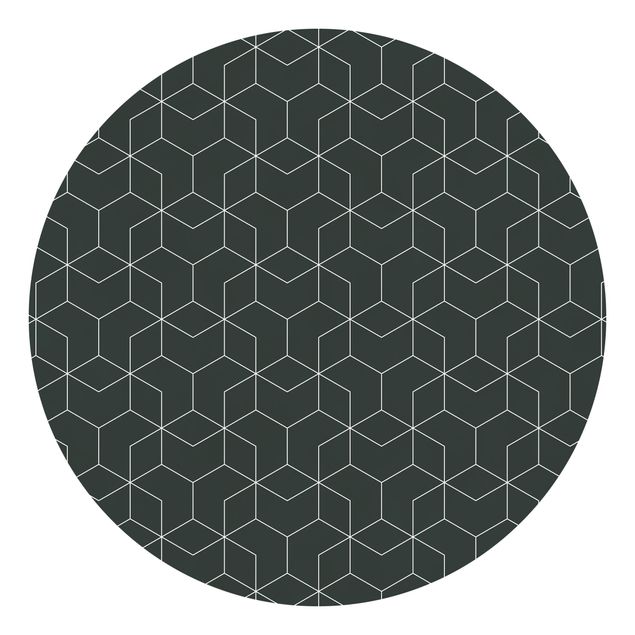 Design Tapeten Dreidimensionale Würfel Muster