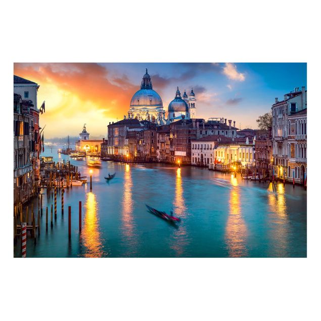Magnettafel - Sunset in Venice - Hochformat 3:2