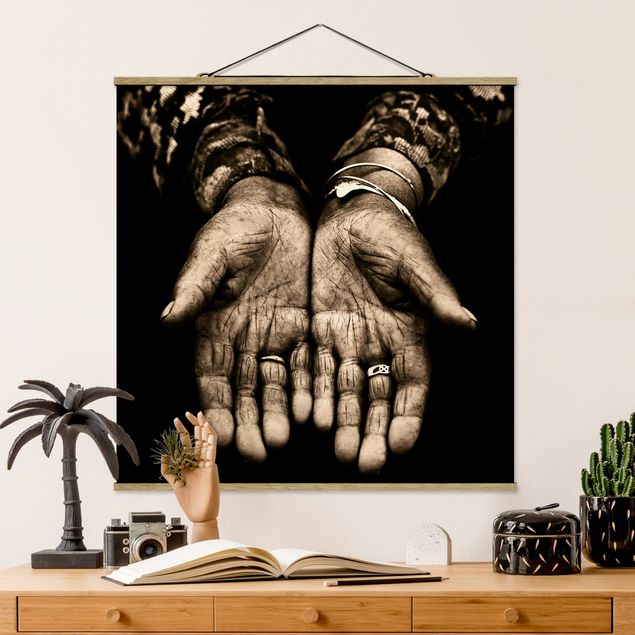 Wandbilder Indian Hands