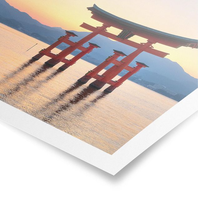 Poster Torii am Itsukushima
