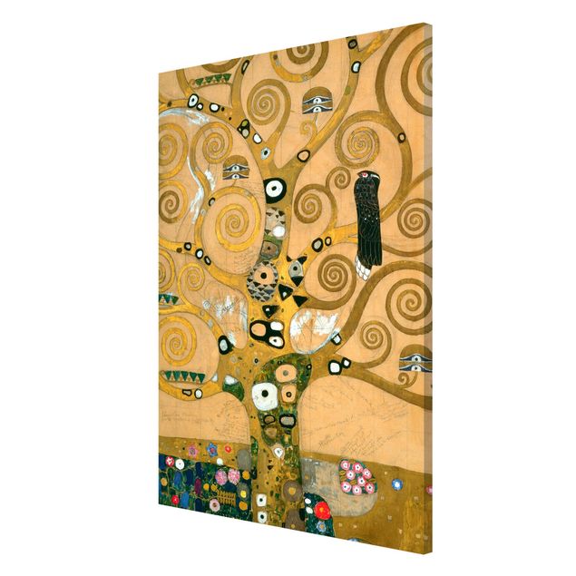 Magnettafel - Gustav Klimt - Der Lebensbaum - Memoboard Hochformat 3:2