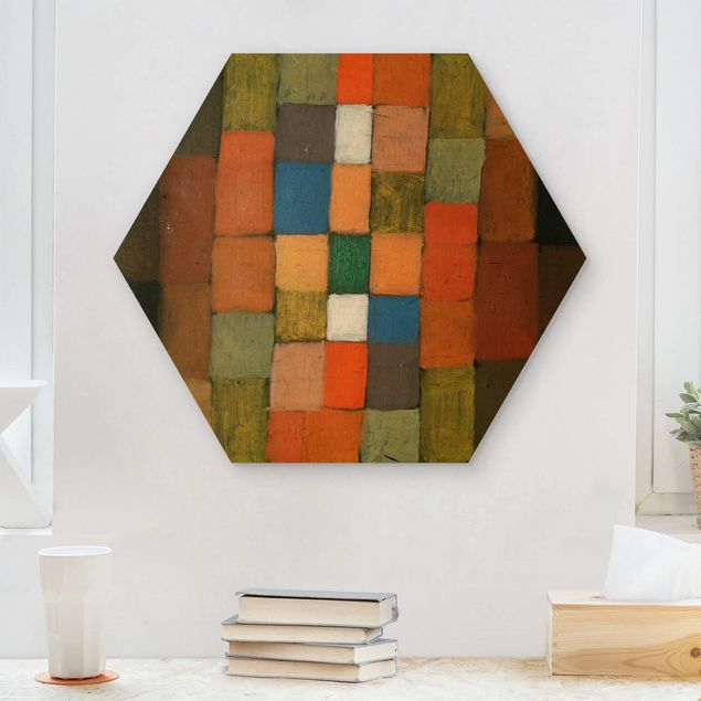 Holzbilder Muster Paul Klee - Steigerung