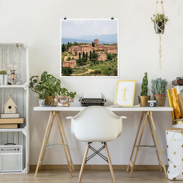 Poster - Charming Tuscany - Quadrat 1:1