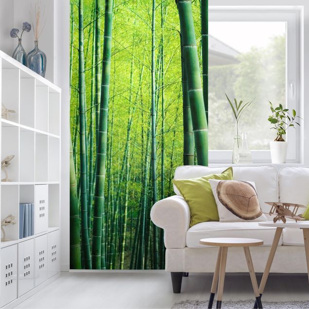 Vorhang Raumtrenner Bambuswald