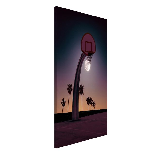 Jonas Loose Poster Basketball mit Mond