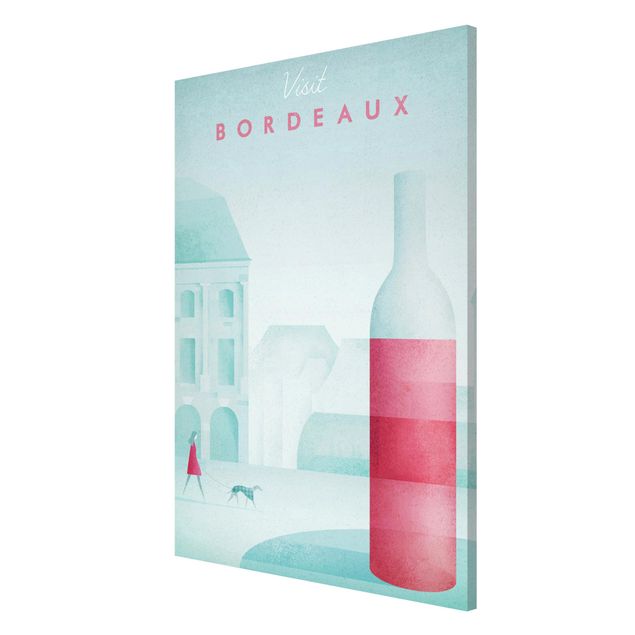 Magnettafel Design Reiseposter - Bordeaux