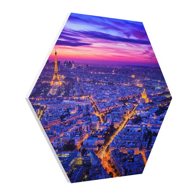 Hexagon Bild Forex - Paris bei Nacht