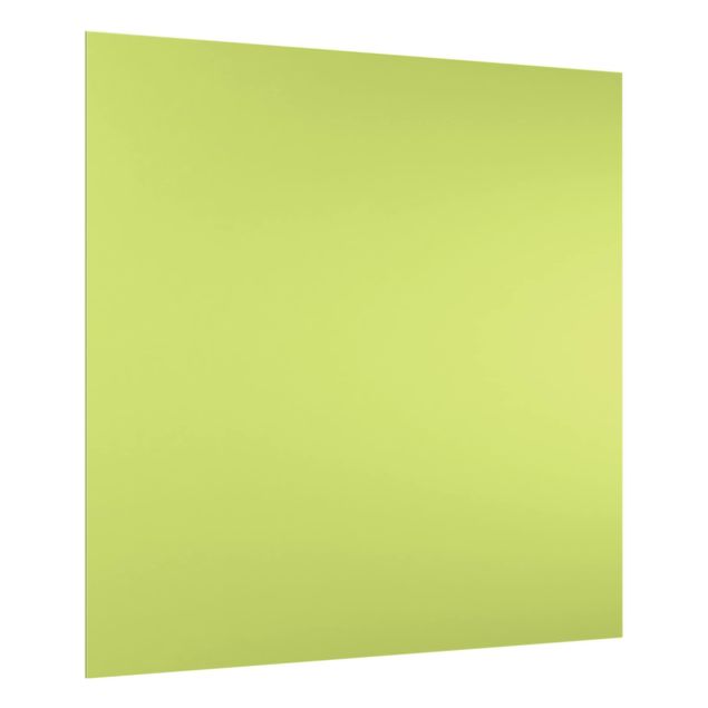 Glas Spritzschutz - Frühlingsgrün - Quadrat - 1:1